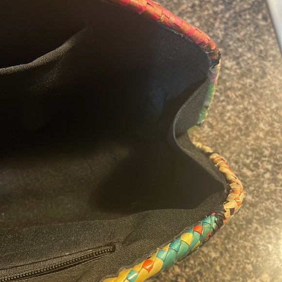 Handmade straw and leather hand bag - Picture 11 of 15